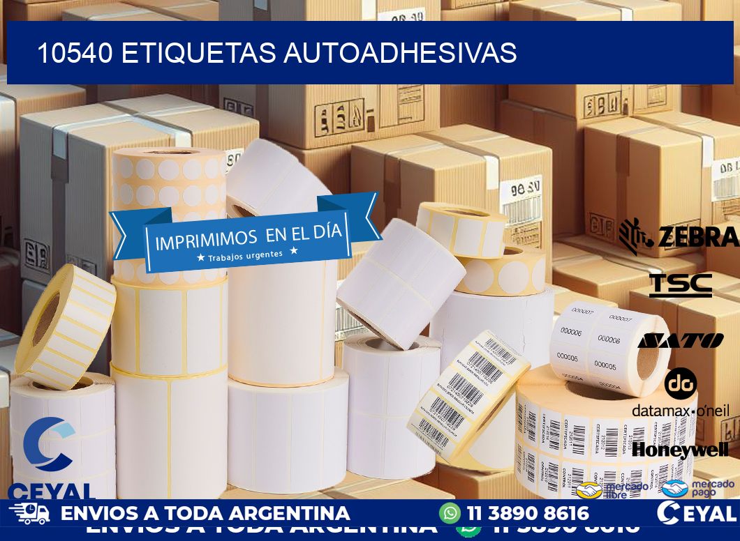 10540 ETIQUETAS AUTOADHESIVAS