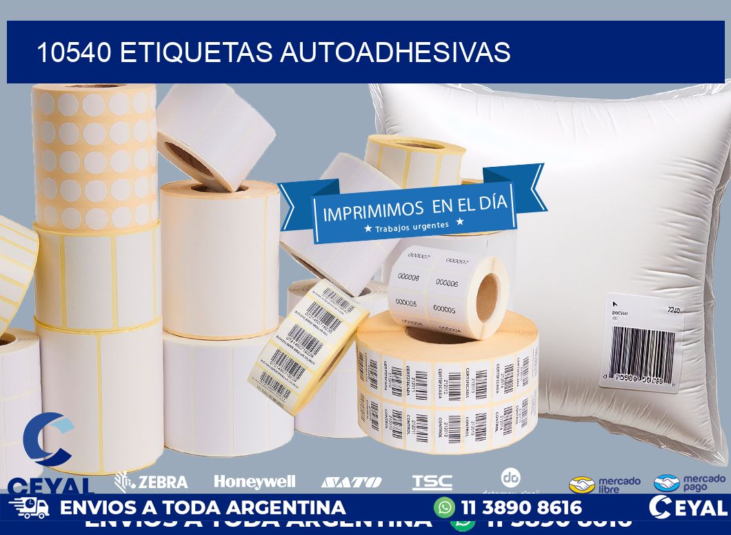 10540 ETIQUETAS AUTOADHESIVAS