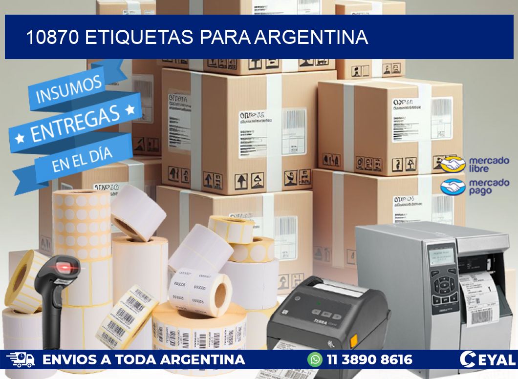 10870 ETIQUETAS PARA ARGENTINA