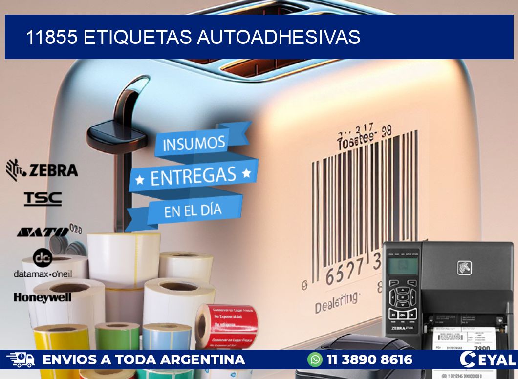 11855 ETIQUETAS AUTOADHESIVAS