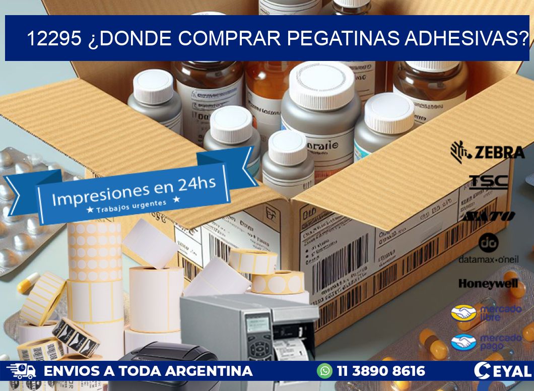 12295 ¿DONDE COMPRAR PEGATINAS ADHESIVAS?