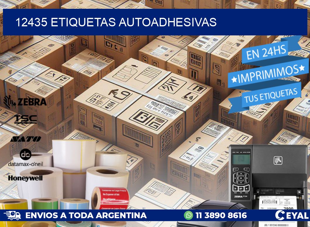 12435 ETIQUETAS AUTOADHESIVAS