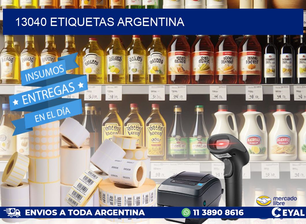 13040 ETIQUETAS ARGENTINA