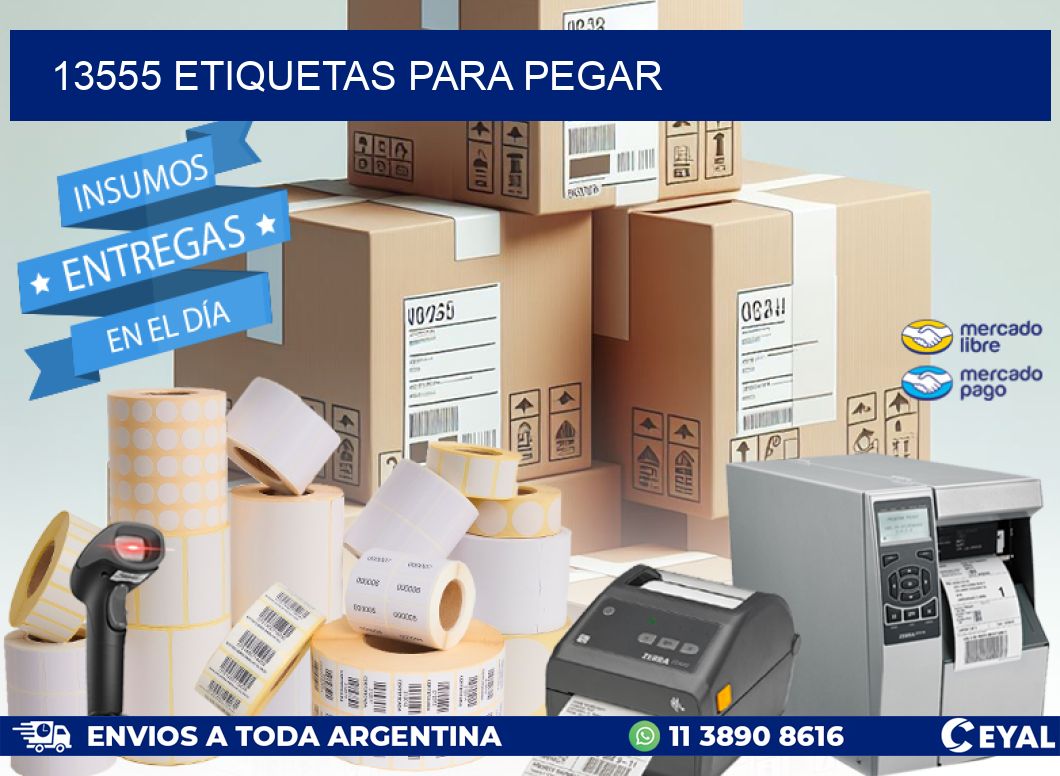 13555 ETIQUETAS PARA PEGAR