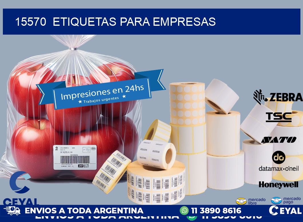 15570  ETIQUETAS PARA EMPRESAS