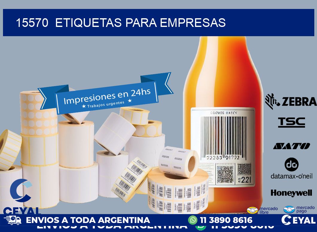 15570  ETIQUETAS PARA EMPRESAS