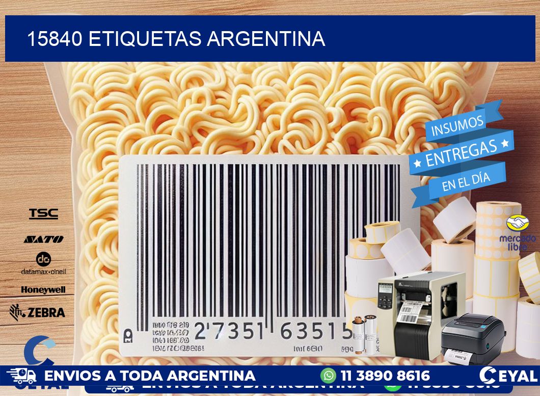 15840 ETIQUETAS ARGENTINA