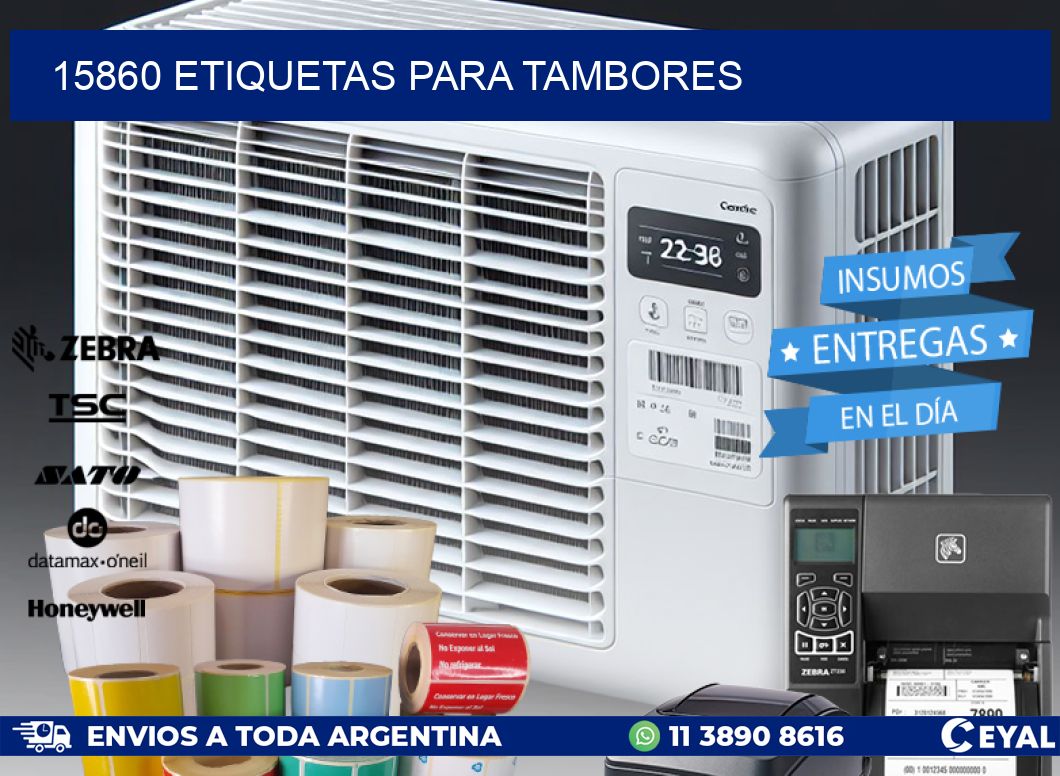 15860 ETIQUETAS PARA TAMBORES