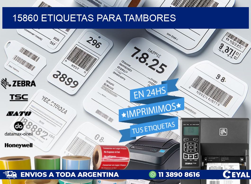 15860 ETIQUETAS PARA TAMBORES