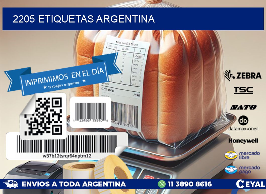 2205 ETIQUETAS ARGENTINA