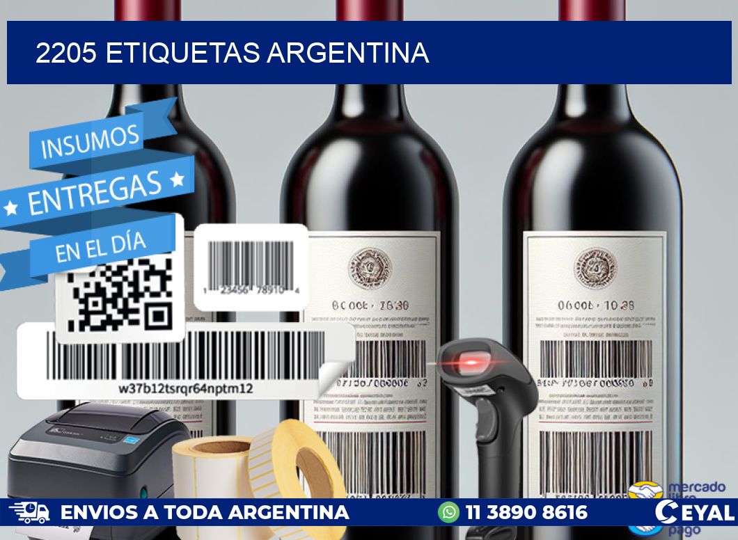 2205 ETIQUETAS ARGENTINA