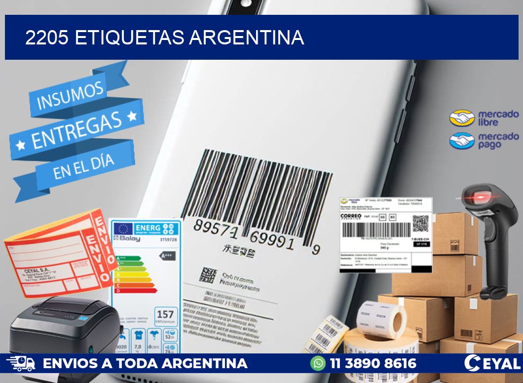 2205 ETIQUETAS ARGENTINA