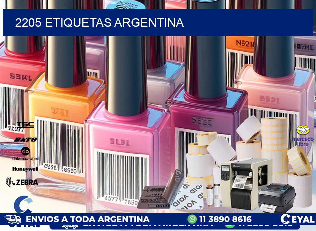 2205 ETIQUETAS ARGENTINA