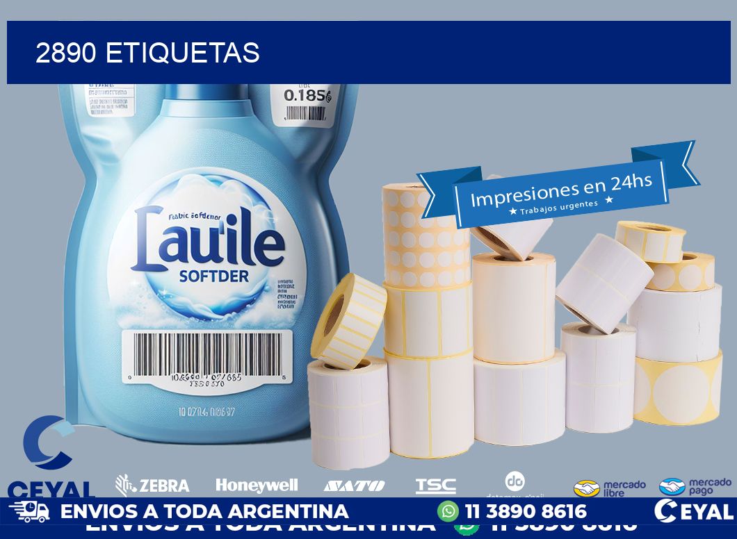 2890 ETIQUETAS