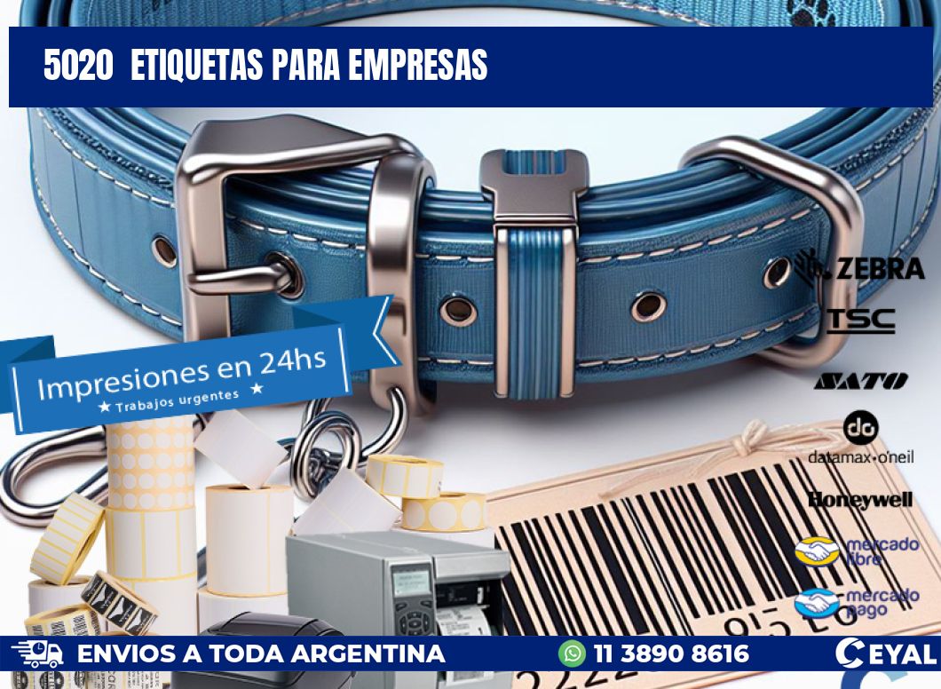 5020  ETIQUETAS PARA EMPRESAS