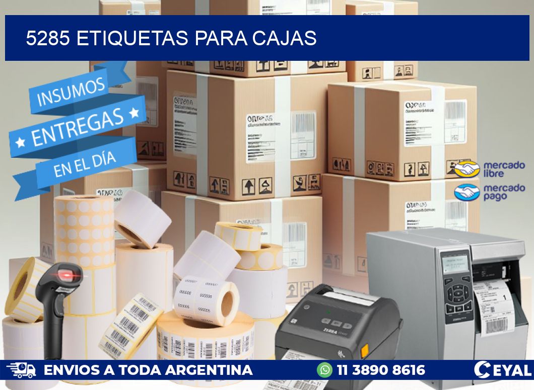 5285 ETIQUETAS PARA CAJAS
