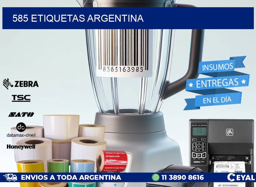 585 ETIQUETAS ARGENTINA