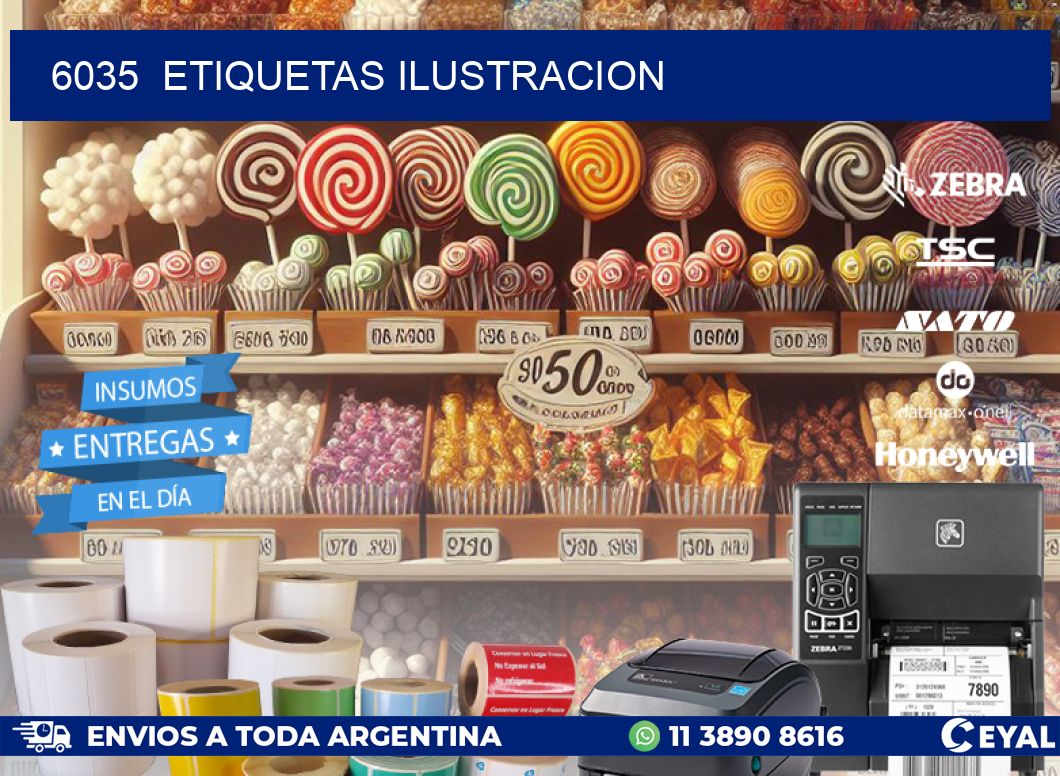 6035  ETIQUETAS ILUSTRACION