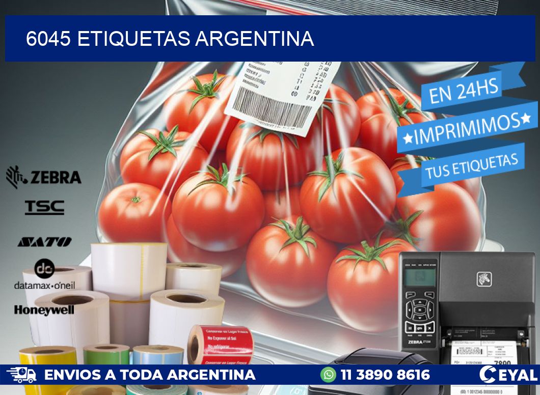 6045 ETIQUETAS ARGENTINA