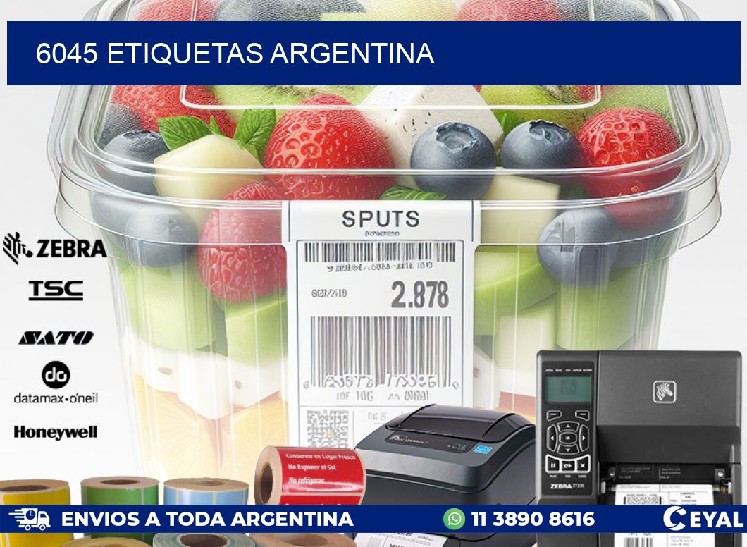 6045 ETIQUETAS ARGENTINA