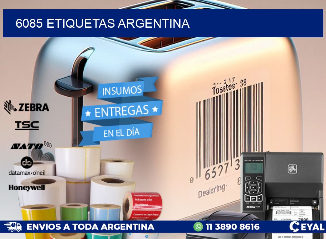 6085 ETIQUETAS ARGENTINA