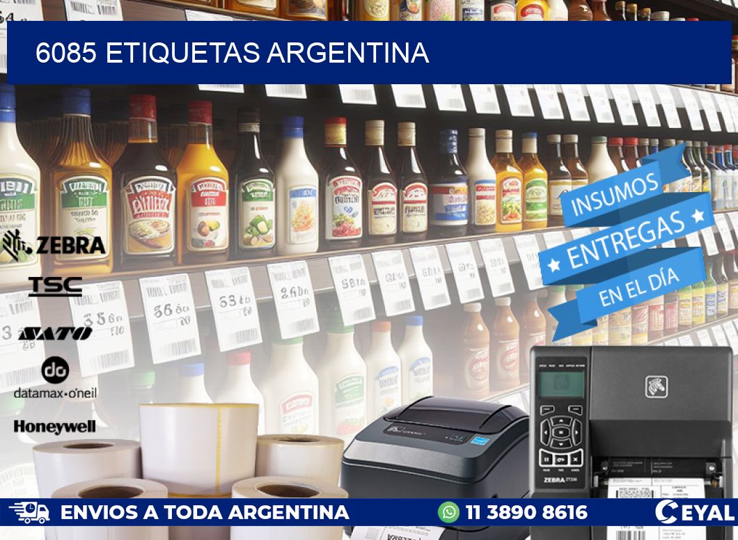 6085 ETIQUETAS ARGENTINA