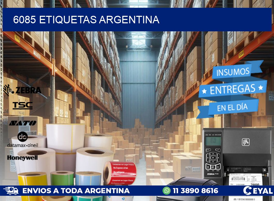 6085 ETIQUETAS ARGENTINA