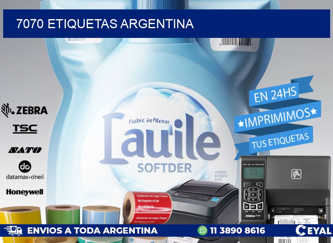 7070 ETIQUETAS ARGENTINA