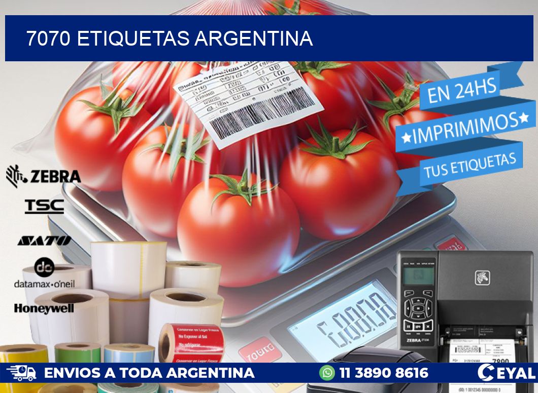 7070 ETIQUETAS ARGENTINA