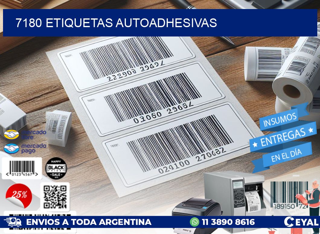 7180 ETIQUETAS AUTOADHESIVAS