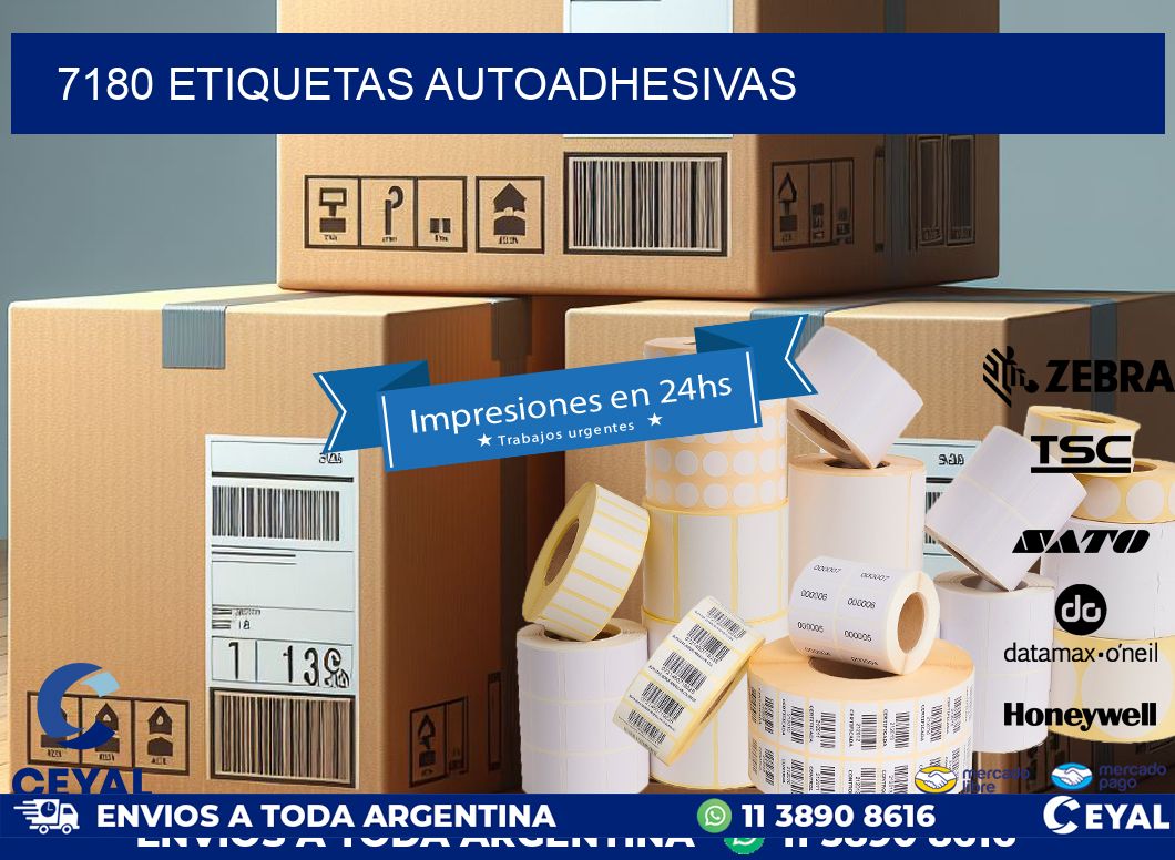 7180 ETIQUETAS AUTOADHESIVAS