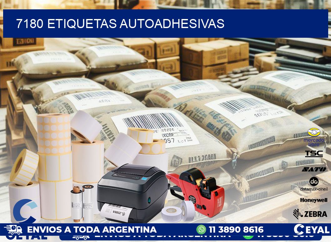 7180 ETIQUETAS AUTOADHESIVAS