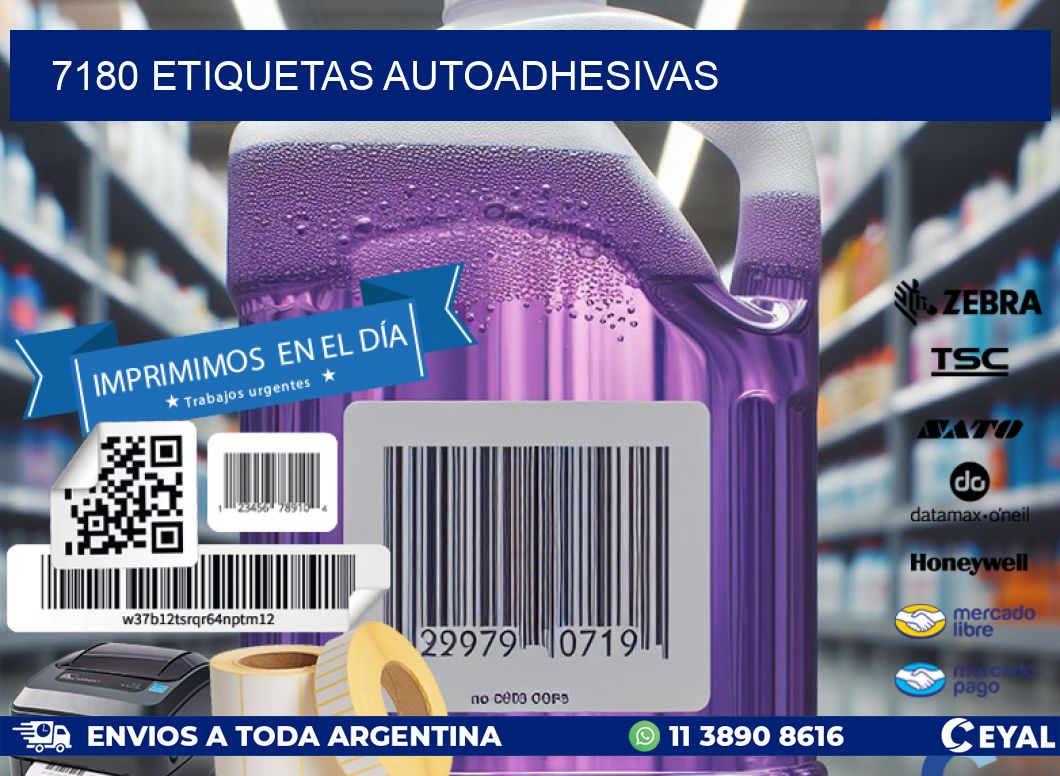 7180 ETIQUETAS AUTOADHESIVAS