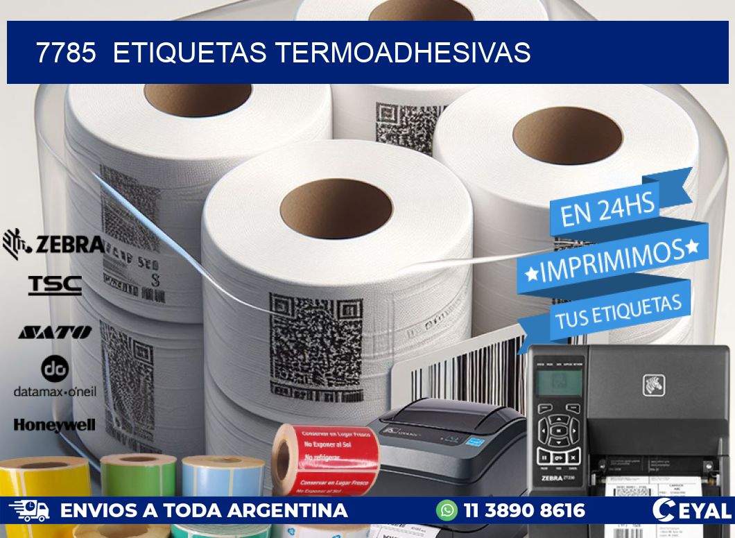 7785  ETIQUETAS TERMOADHESIVAS