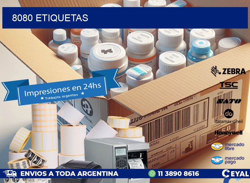 8080 ETIQUETAS