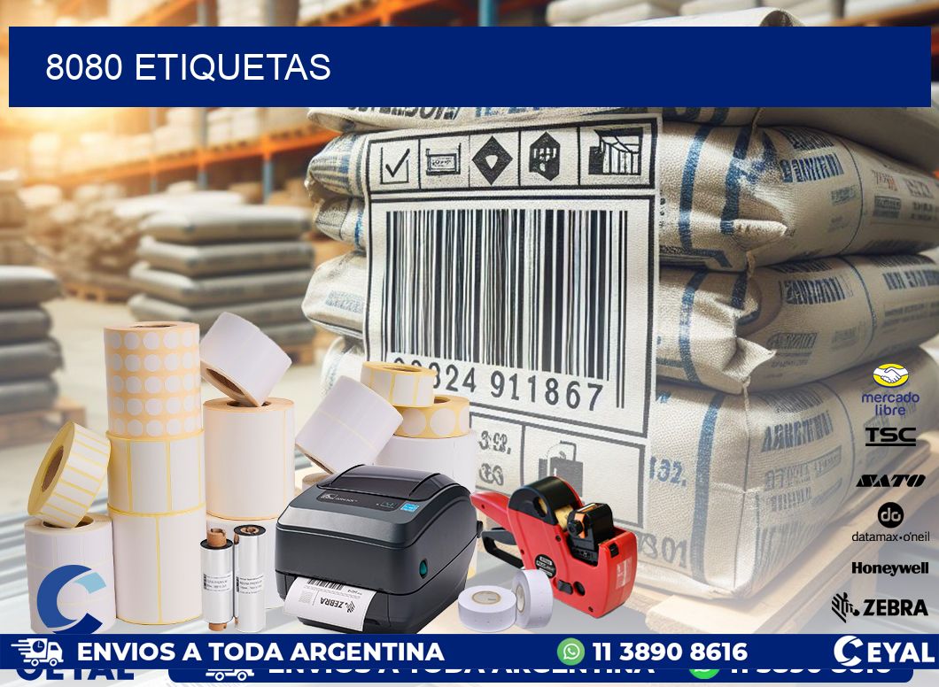 8080 ETIQUETAS