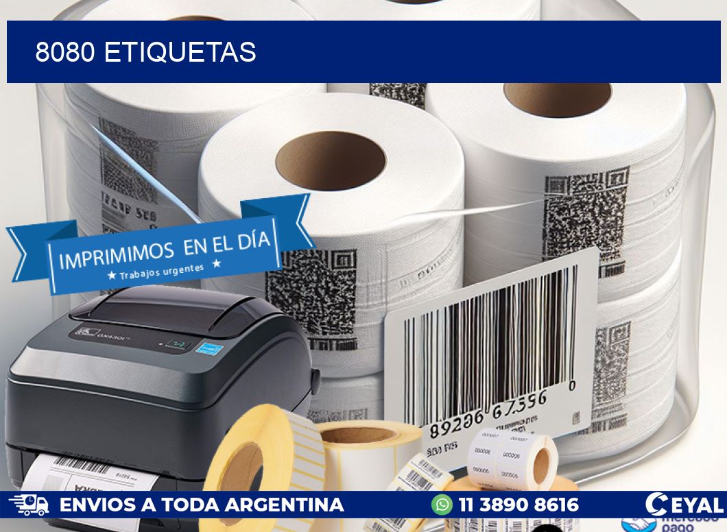 8080 ETIQUETAS