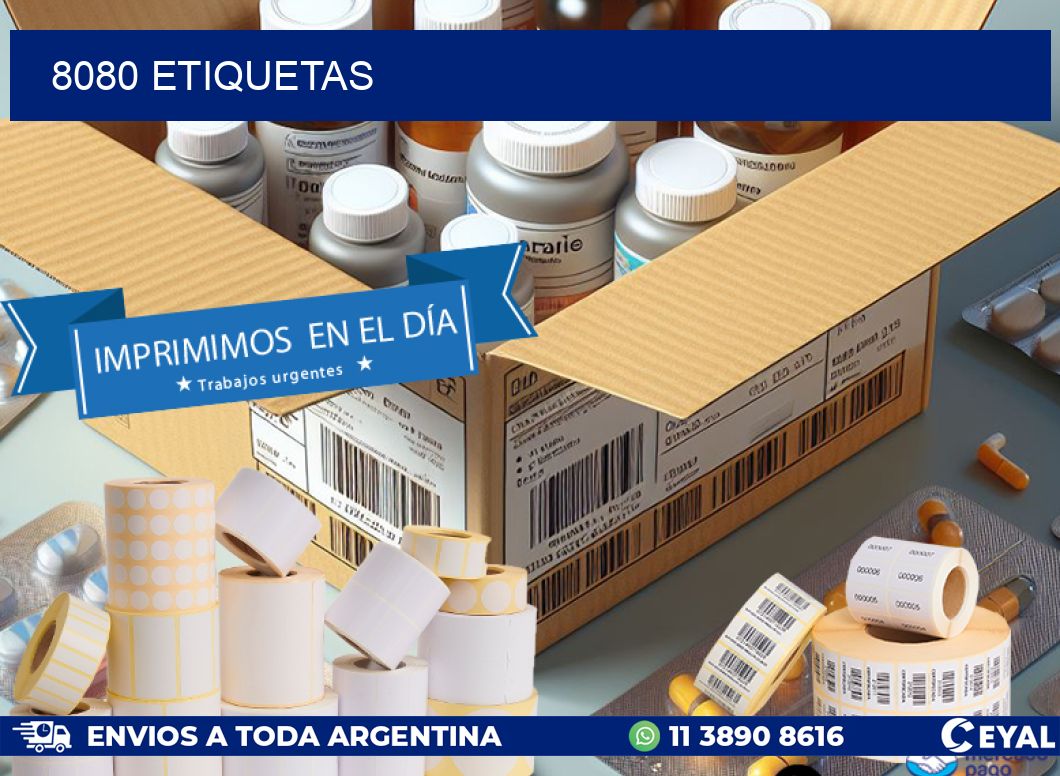 8080 ETIQUETAS