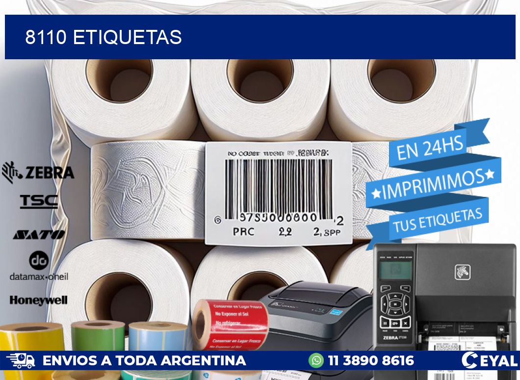 8110 ETIQUETAS