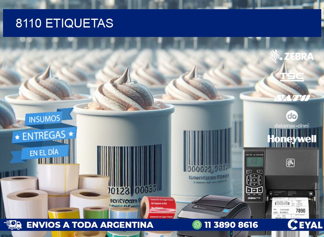 8110 ETIQUETAS