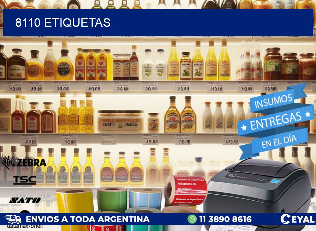 8110 ETIQUETAS