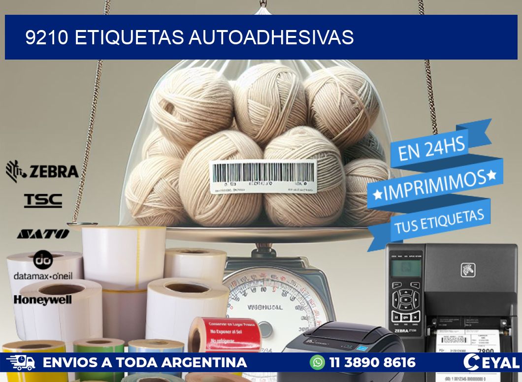 9210 ETIQUETAS AUTOADHESIVAS