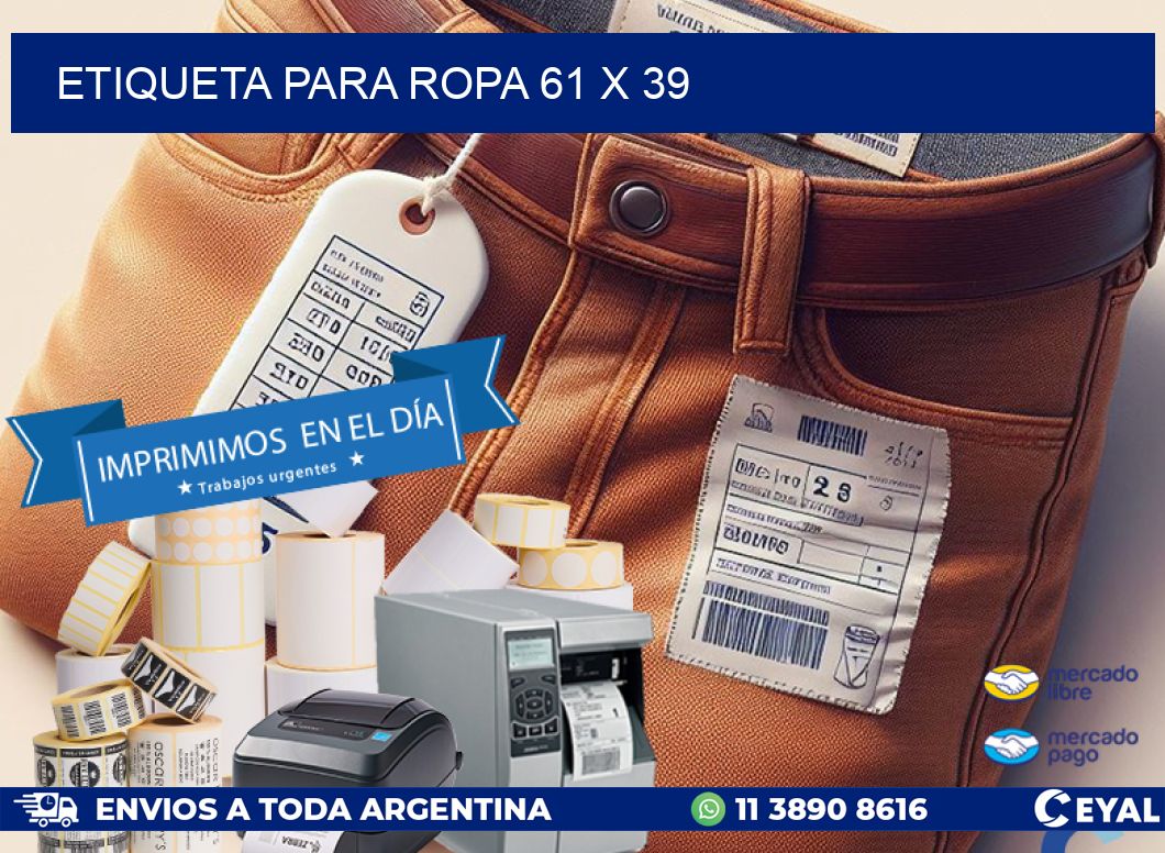 ETIQUETA PARA ROPA 61 x 39