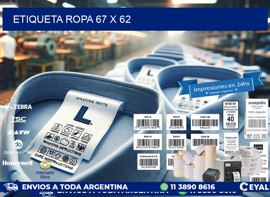 ETIQUETA ROPA 67 x 62