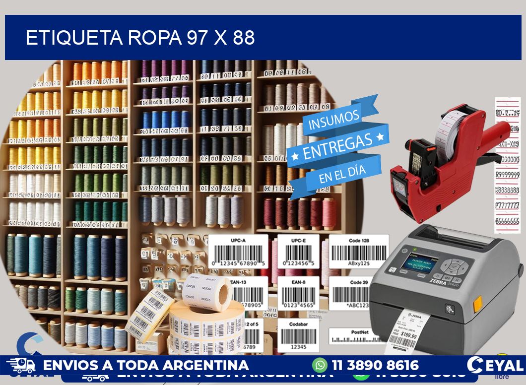 ETIQUETA ROPA 97 x 88