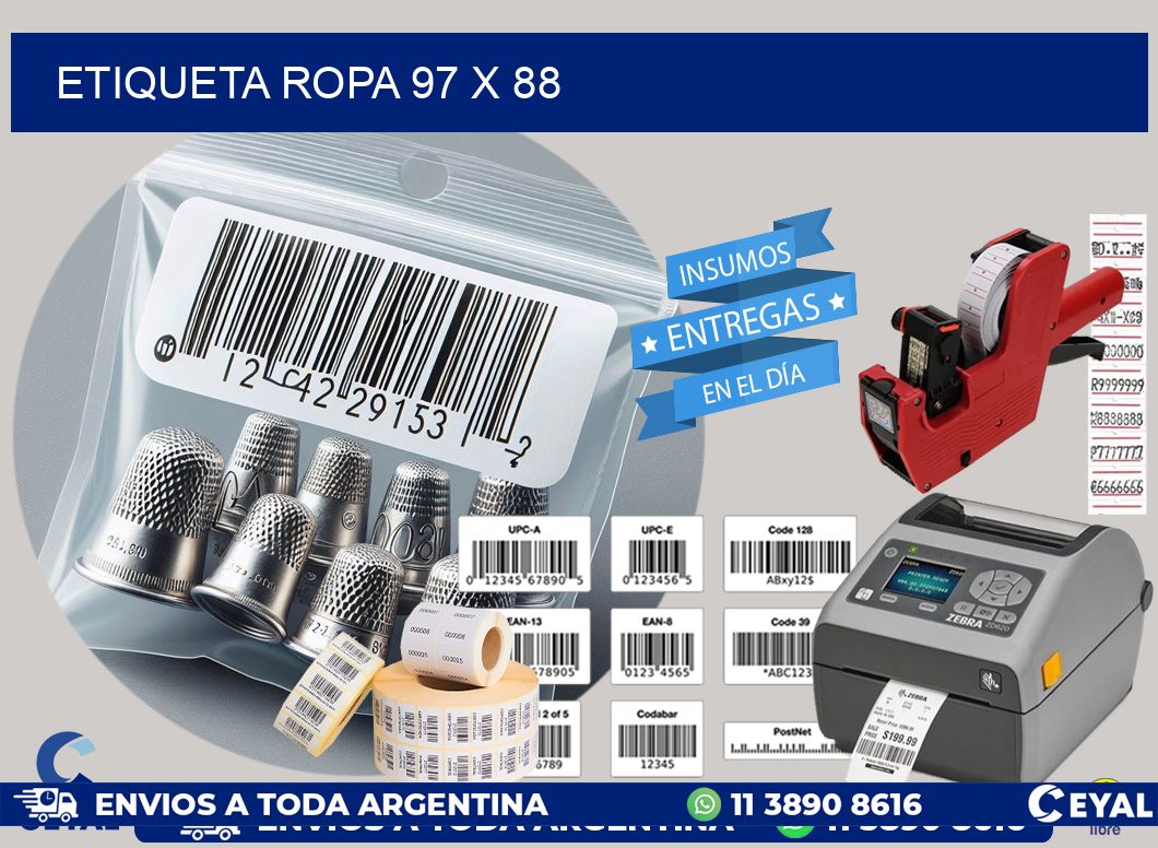 ETIQUETA ROPA 97 x 88