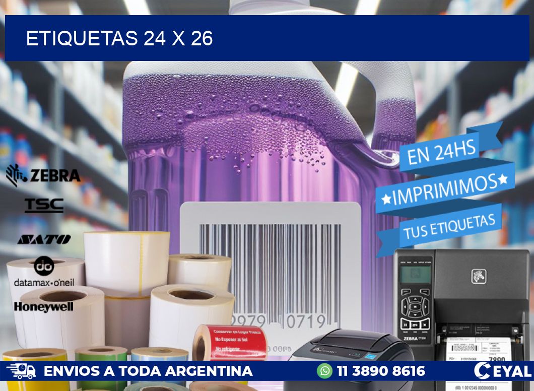 ETIQUETAS 24 x 26