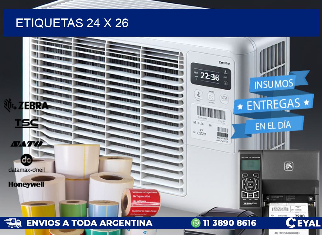 ETIQUETAS 24 x 26