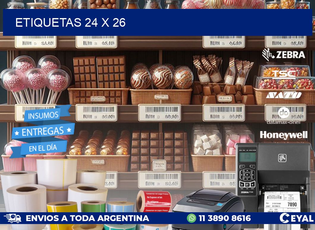 ETIQUETAS 24 x 26