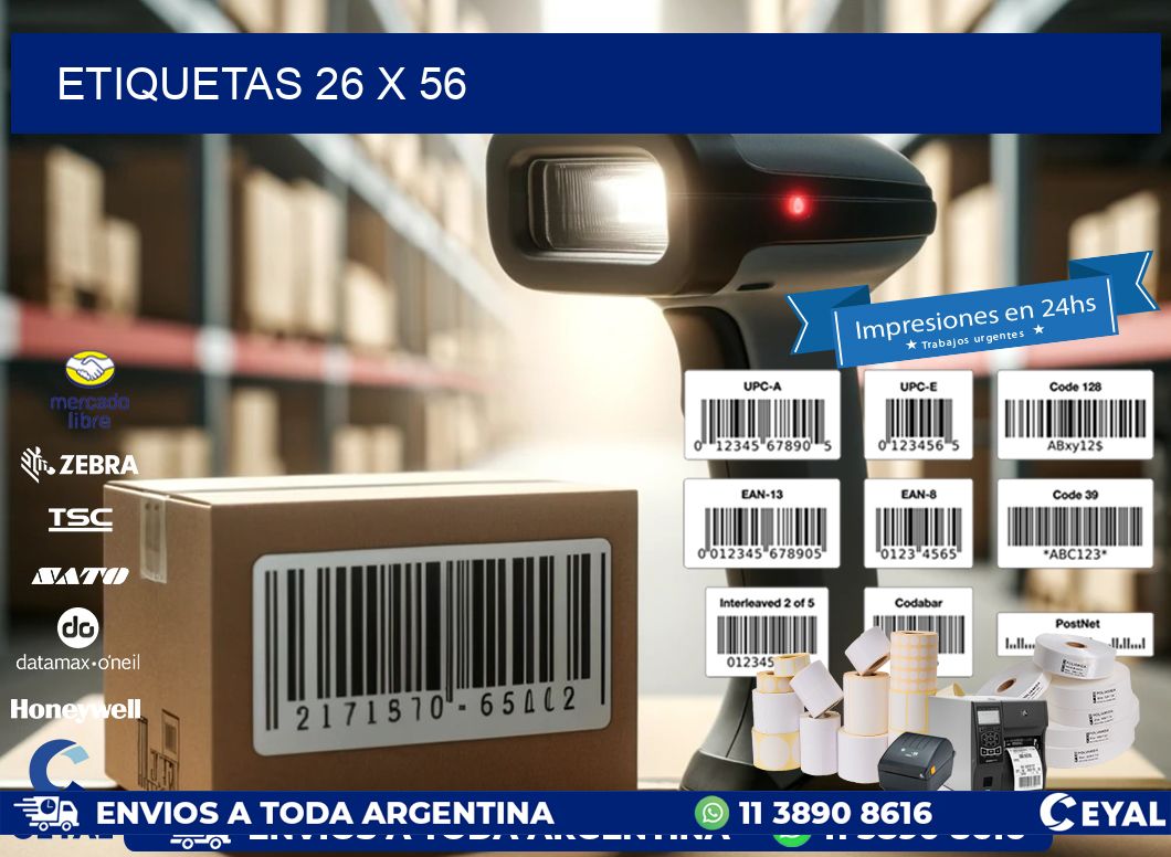 ETIQUETAS 26 x 56